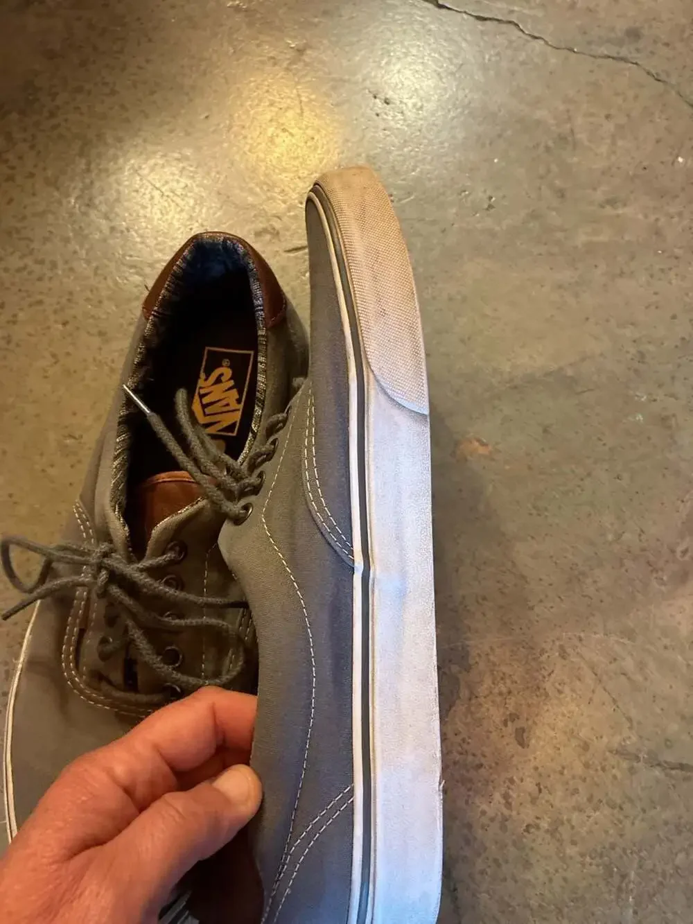 Vans Era 59 C&L Frost Grey Chevron Classics Skate Shoes